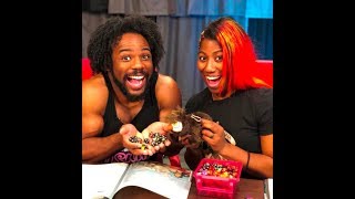 WWE Ember Moon Talks Journey WWE 2K18 Stephanie McMahon Dungeons amp Dragons Xavier Woods Cosplay [upl. by Sregor]