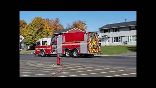 Fire Call of Engine 1 Oromocto Fire Department  Oct 19 2024 [upl. by Holms]