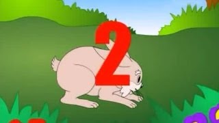 Rabbits Rabbits 123  Nursery Rhyme With Lyrics [upl. by Ivy631]