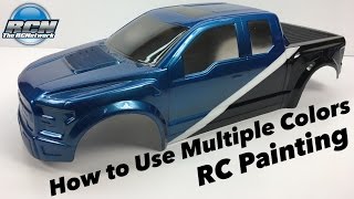 How to Paint your RC Body with Multiple Colors  Pactra Paint Series EP4 [upl. by Einnil]