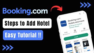 How to Add Hotel in Bookingcom [upl. by Munniks]