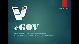 Kuliah Governansi Digital Definsi EGovernance dan Digital Governance [upl. by Oratnek]