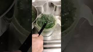 CAVOLO NERO SALTATO IN PADELLA asmr shorts per la ricetta clicca sui tre puntini [upl. by Immot]