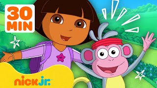 Dora poznaje świat  NAJWIĘKSZE przygody Dory i Butka  30 minut  Nick Jr Polska [upl. by Ariuqahs]