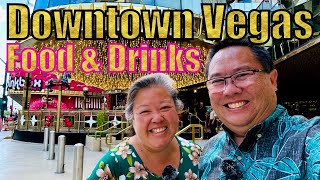 DOWNTOWN VEGAS FOOD amp DRINKS [upl. by Hu]