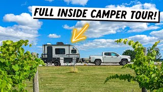 RV Tour  2022 COACHMEN CLIPPER CADET 16CFB  Check Out Our Travel Trailer [upl. by Reena]