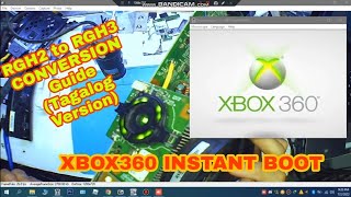 Xbox 360 rgh2 to rgh3 conversion instant boot tagalog version [upl. by Hogan]