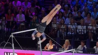 Sanna Veerman NED  Qual  14200 Uneven bars  World Championships 2023 [upl. by Innoc289]