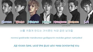 MONSTA X 몬스타엑스  Hero Color Coded HanRomEng Lyrics  by YankaT [upl. by Mcgrath]