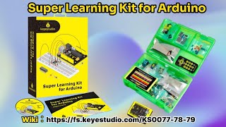 KEYESTUDIO 丨KS00777879 Super Learning Kit for ArduinoProject 14 IR remote control stem coding [upl. by Ennaeirb]