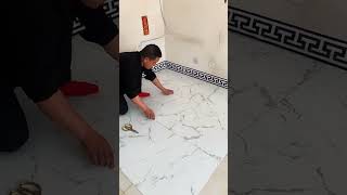 How to renovate and refresh your floor with newgeneration selfadhesive PVC tiles part10 homedecor [upl. by Elohc]