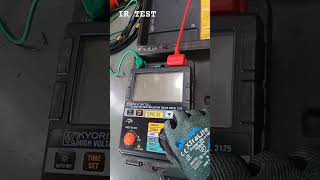 Insulation Resistance Test using 5kV megger [upl. by Maril305]