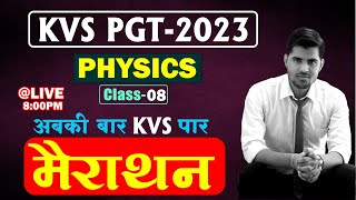 KVS PGT 2023  Physics  Class08 Complete  Oscillations and Waves Physics Scholar [upl. by Trow]