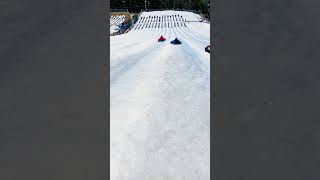 Snow tubing snowtubing funtimes ytshorts viralvideo [upl. by Oryaj103]