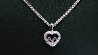 CHOPARD Happy diamond necklace [upl. by Ferrell]