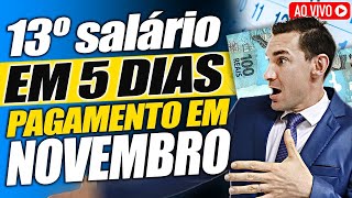 ATENÇÃO 13º SALÁRIO sendo PAGO dia 5 de NOVEMBRO VEJA tudo que você precisa SABER [upl. by Lenor]