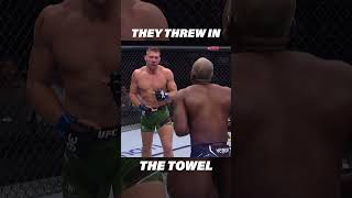 Brunson Threw In the Towel mma mixedmartialarts [upl. by Hsemin467]