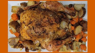 Roasted Chicken In Dutch Oven [upl. by Evelin]