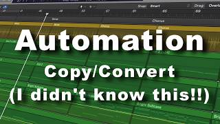 CopyConvert Automation  Logic Pro X [upl. by Kurt]