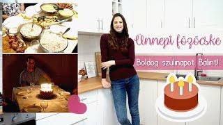 Gluténmentes családi ebéd  Boldog születésnapot Bálint🎉🎂 [upl. by Ainahs]