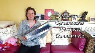 Unboxing Goodmans Gaming Soundbar [upl. by Standley]