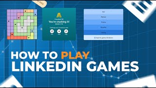 How to play LinkedIn games [upl. by Aldas]