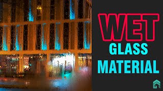 HOW TO CREATE HYPERREALISTIC WET GLASS MATERIAL IN SKETCHUP AND VRAY [upl. by Chrissie]