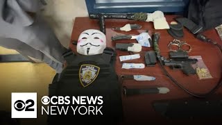 License plate cover leads NYPD to discover arsenal of weapons in vehicle [upl. by Biles]