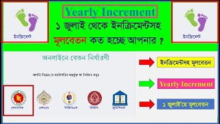 ১লা জুলাইয়ে আপনার মূলবেতন কত হলো  How to get increment copy from ibass  Increment  Basic [upl. by Westley]