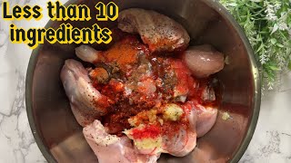 How to Marinate Chicken  RESTAURANT STYLE Using Few Ingredients [upl. by Marcelia]