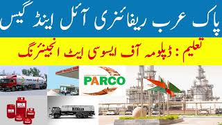 Pak Arab refinery jobs  government jobs  Oil amp Gas Jobs  PARCO Jobs 2023  Total Parco Pakistan [upl. by Ohnuj595]