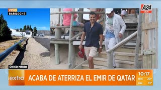 El Emir de Qatar llegó al país I A24 [upl. by Suravat]