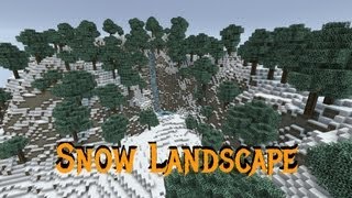 Minecraft  Gundahar Tutorials  Snow Landscape [upl. by Pease]