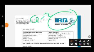 IRB infra share latest News today  IRB infra stock latest news  IRB infra share q2 RESULT out [upl. by Tait]