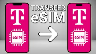 How to Transfer TMobile eSIM from One iPhone to Another 2024  Full Guide [upl. by Celin330]