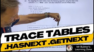 Trace Tables with HasNextGetNext Pseudocode Algorithms  StepbyStep Lesson from the Classroom [upl. by Maitund]