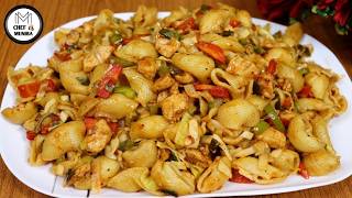 Shell macaroni recipe  easy macaroni recipe [upl. by Adeehsar]