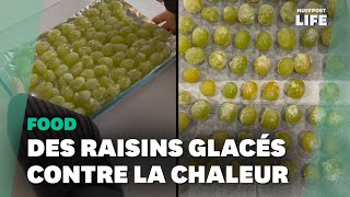 Sucrer et congeler des raisins une recette rafraîchissante pendant les fortes chaleurs [upl. by Yerffeg642]