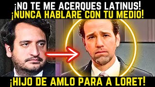 El Hijo de AMLO Ignora a Latinus ¡Nunca les dará una Entrevista [upl. by Xet]