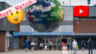 WALKING AROUND MIDDLETON GREATER MANCHESTER SHOPPING CENTRE 2024 UK [upl. by Airamanna313]