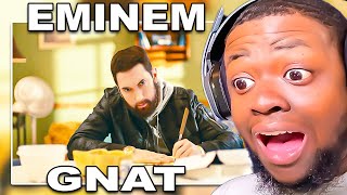 I QUIT… First Time Reaction to Eminem  “GNAT” REACTION [upl. by Ayinat]