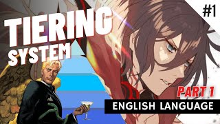 WHAT IS A TIERING SYSTEM  Discussion of Tiering System Part 1 English Language deathbattle1 [upl. by Hines]