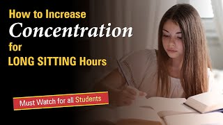 How to Increase Concentration for Long Sitting Hrs shorts [upl. by Arahsit107]