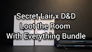 Secret Lair x Dungeons and Dragons Loot the Room With Everything Bundle opening mtg opening [upl. by Onfroi]