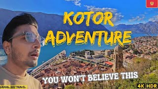 Exploring Kotor Hidden Gems  Old Town amp Fortress  Epic Views UrduHindi Vlog  English Subs [upl. by Annawaj]