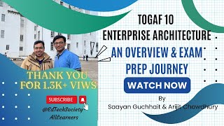 Pass TOGAF 10 in 4 weeks  Overview and Exam Prep Journey [upl. by Atinas117]