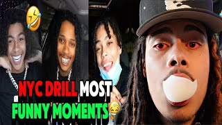 1 Laugh  1 Hit NYC DRILL MOST FUNNY MOMENTS ZAZA [upl. by Nawud176]