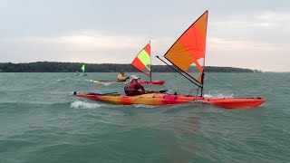 Awesome Kayak Sailing Experience [upl. by Sokim348]