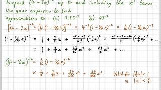 A Level Binomial Expansion and Approximation [upl. by Avert86]