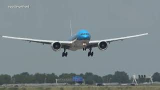 spotting airplanes at schiphol airport amsterdam polderbaan [upl. by Anire993]